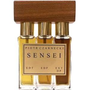 Pierwszy flakon perfum Piotra Czarneckiego - jeszcze pod nazwą Sensei (obecnie Shihan)
